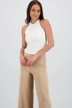 Shasa Textured Halter Top