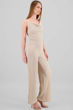 Shasa Textured Jumpsuit