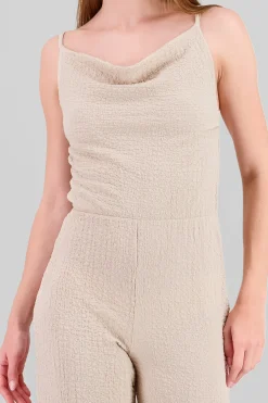Shasa Textured Jumpsuit