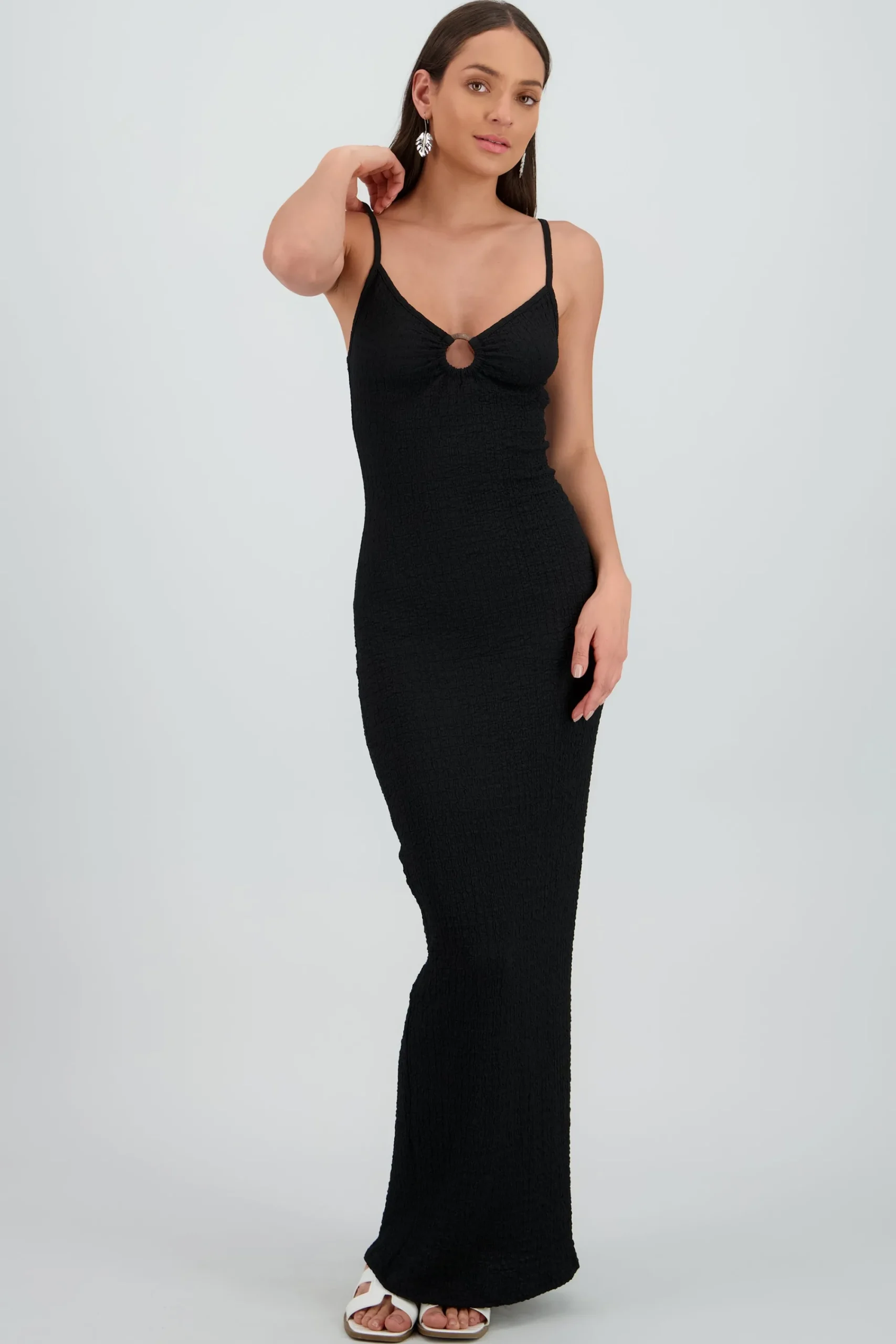 Shasa Textured Maxi Dress
