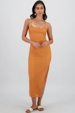 Shasa Textured Maxi Dress