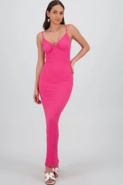 Shasa Textured Maxi Dress