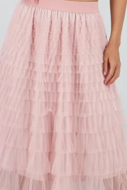 Shasa Textured Maxi Skirt