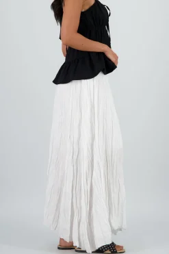 Shasa Textured Maxi Skirt