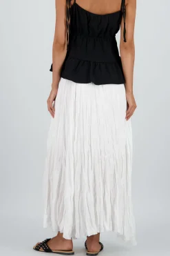 Shasa Textured Maxi Skirt