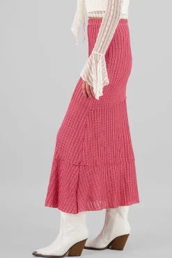 Shasa Textured Maxi Skirt