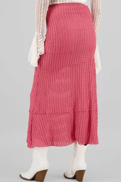 Shasa Textured Maxi Skirt