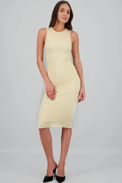 Shasa Textured Midi Dress