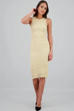 Shasa Textured Midi Dress
