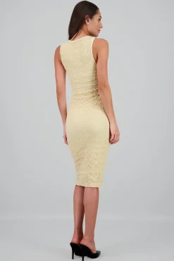 Shasa Textured Midi Dress