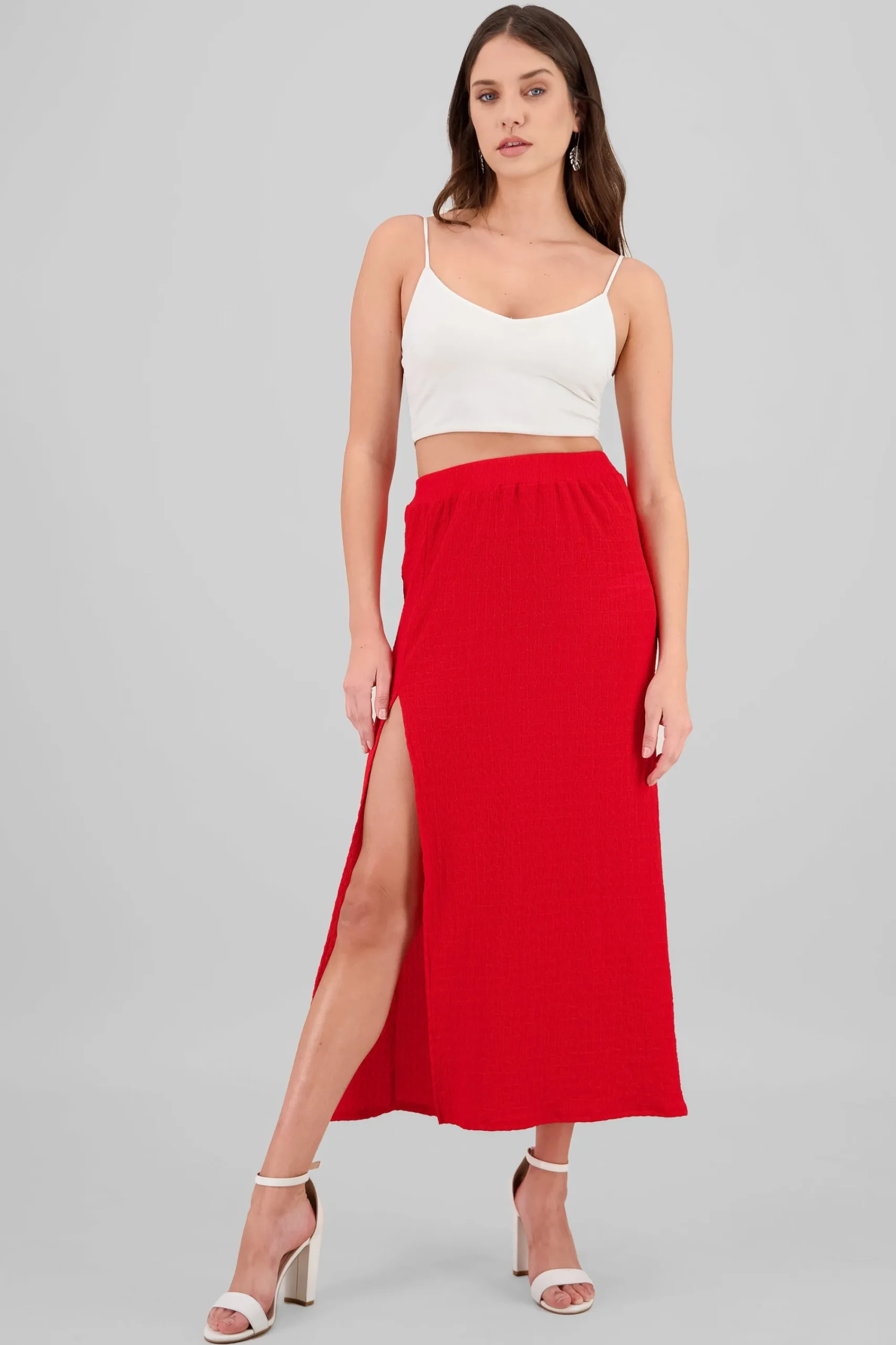 Shasa Textu Midi Skirt