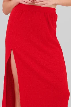 Shasa Textu Midi Skirt