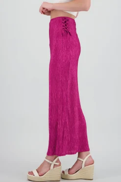 Shasa Textured Midi Skirt