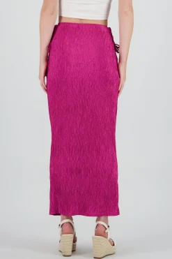 Shasa Textured Midi Skirt