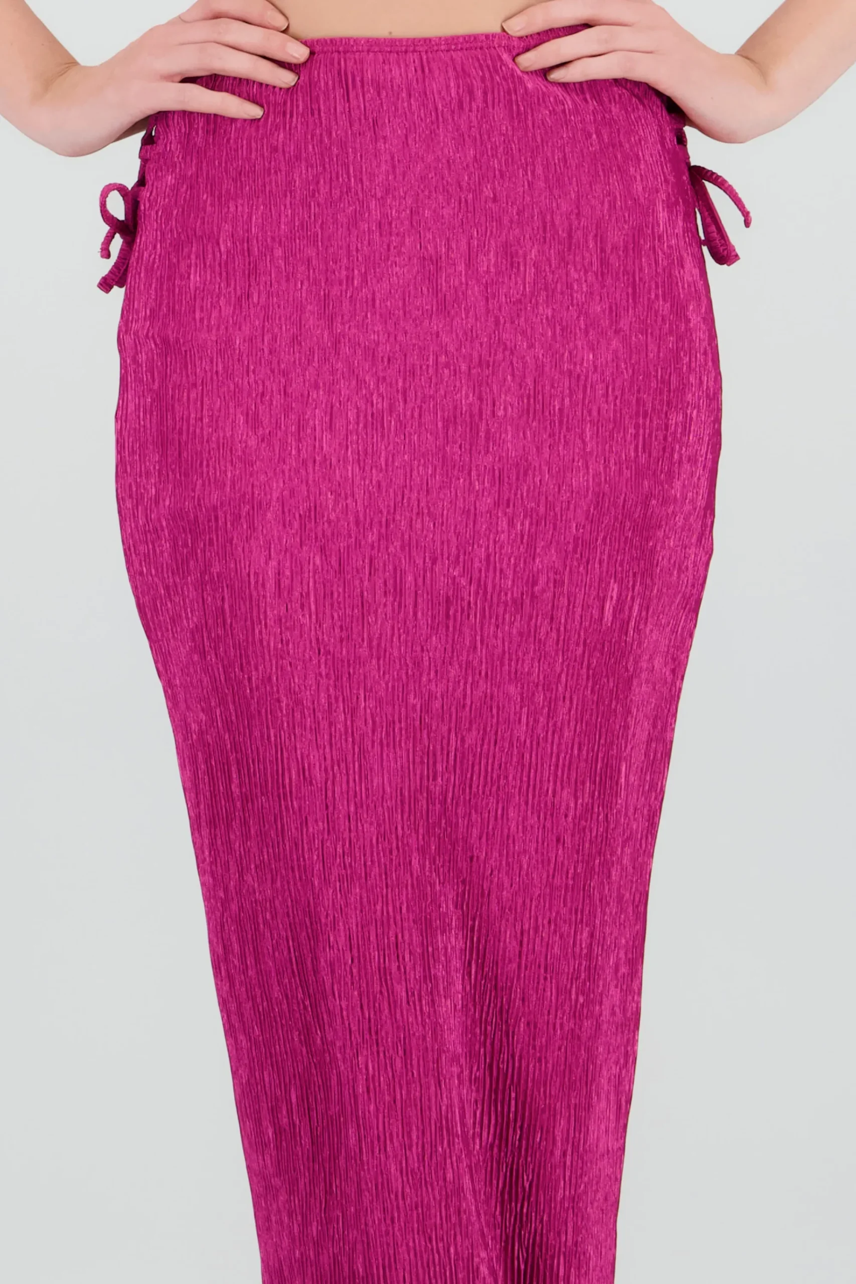 Shasa Textured Midi Skirt