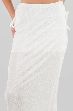 Shasa Textured Midi Skirt