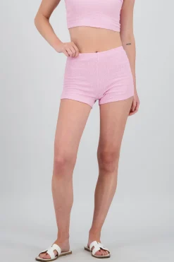 Shasa Textured Mini Shorts