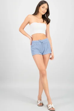 Shasa Textured Mini Shorts