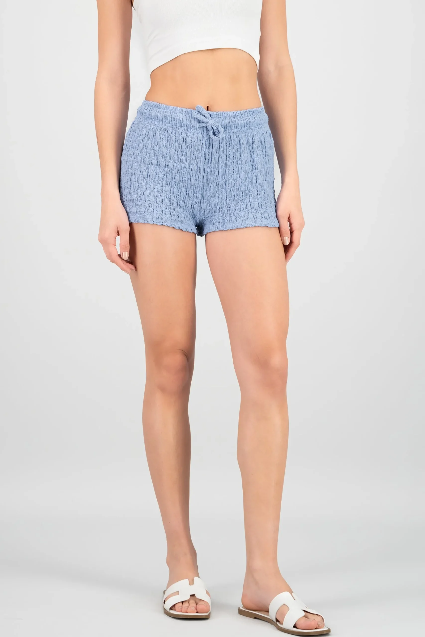 Shasa Textured Mini Shorts
