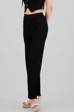 Shasa Textured Straight Pants