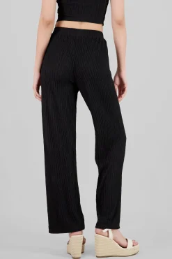 Shasa Textured Straight Pants