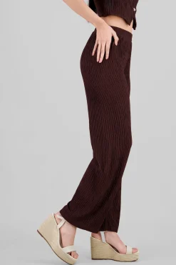 Shasa Textured Straight Pants