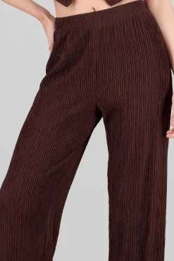 Shasa Textured Straight Pants