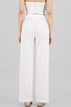 Shasa Textured Straight Pants
