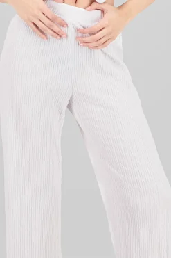 Shasa Textured Straight Pants