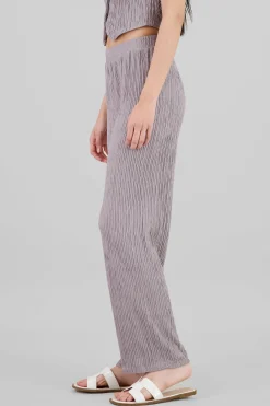 Shasa Textured Straight Pants