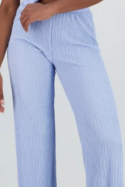 Shasa Textured Straight Pants