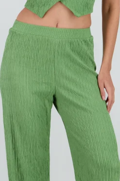 Shasa Textured Straight Pants