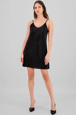 Shasa Textured Strappy Mini Dress
