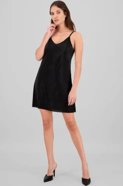 Shasa Textured Strappy Mini Dress