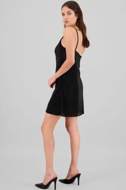 Shasa Textured Strappy Mini Dress