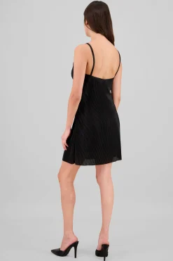 Shasa Textured Strappy Mini Dress