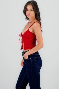 Shasa Textu Strappy Top