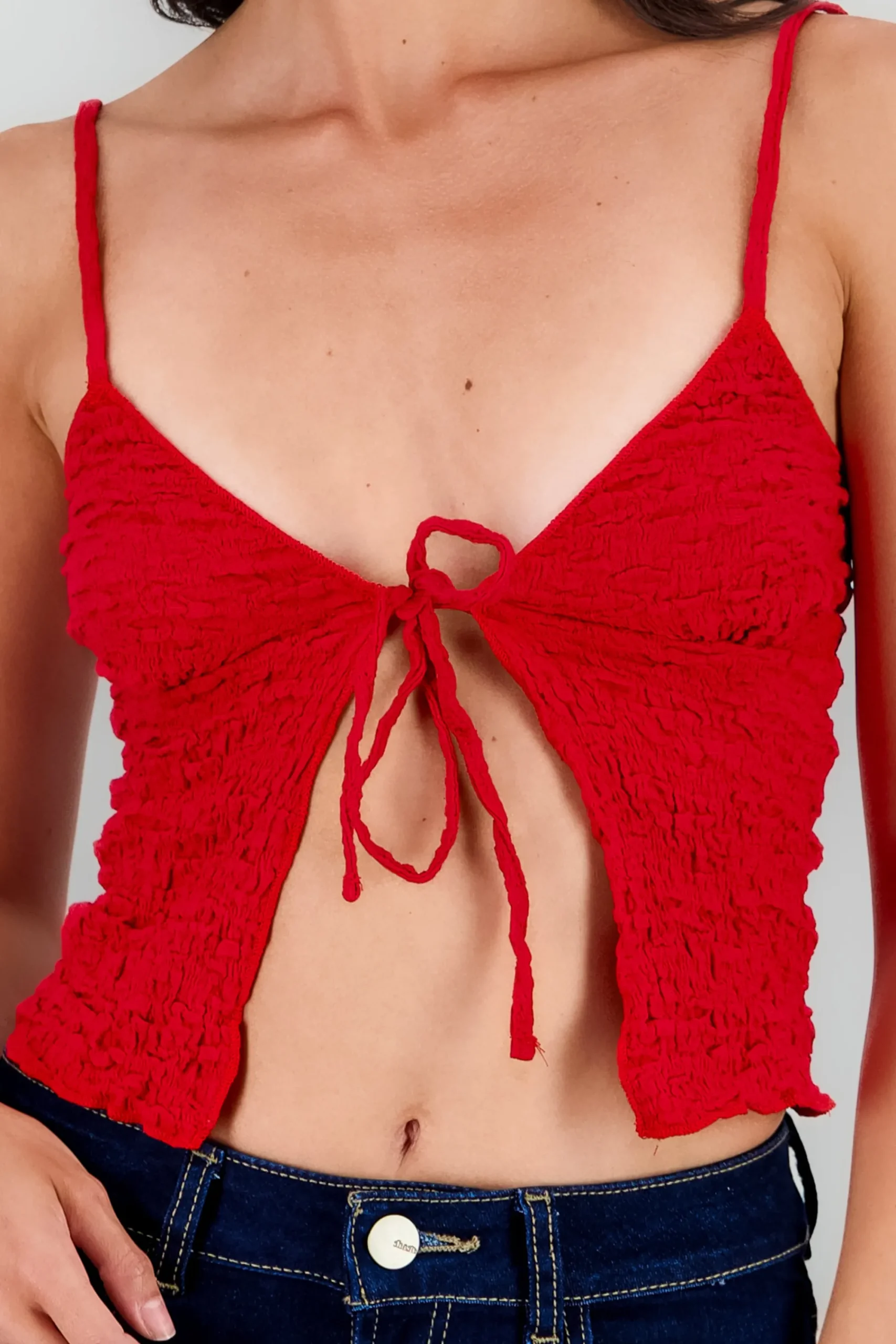 Shasa Textu Strappy Top