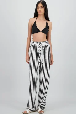 Shasa Textured Stripe Pants