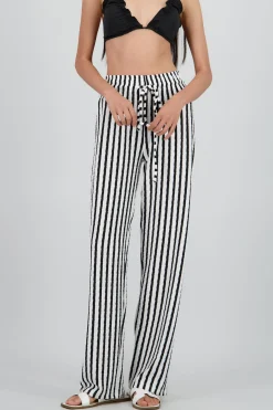 Shasa Textured Stripe Pants