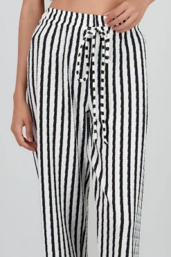 Shasa Textured Stripe Pants