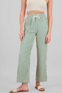 Shasa Textured Striped Pants