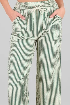 Shasa Textured Striped Pants