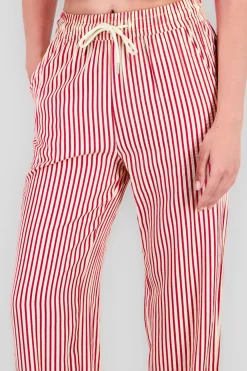 Shasa Textured Striped Pants