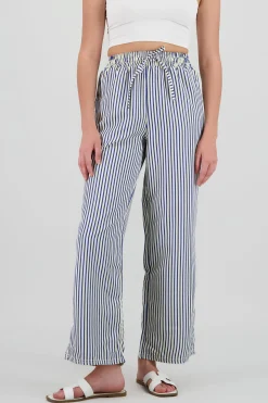 Shasa Textured Striped Pants