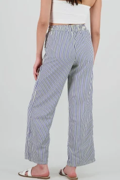 Shasa Textured Striped Pants