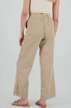 Shasa Textured Striped Pants