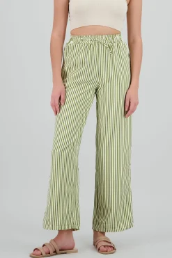 Shasa Textured Striped Pants