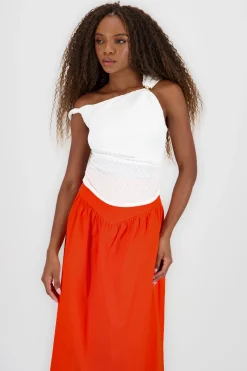 Shasa Textured Top with Ring Detail