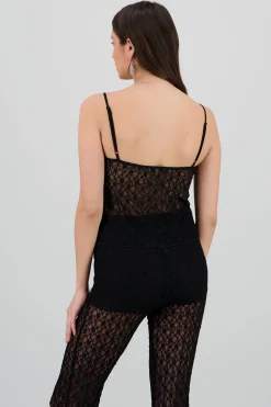 Shasa Textured Top with Slit